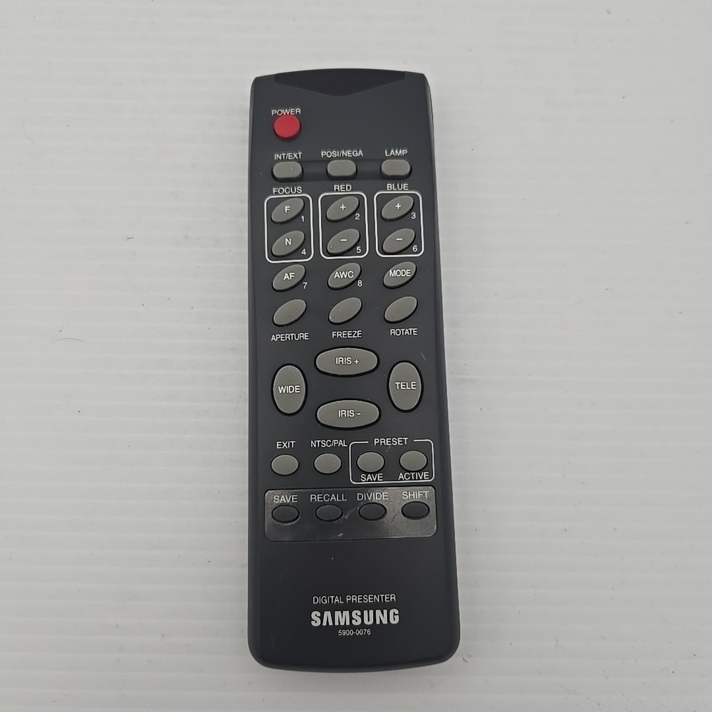 SAMSUNG‎ 5900-0076 DIGITAL PRESENTER REMOTE CONTROL ORIGINAL LNT2353H, LNT2354H